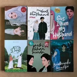 NOVEL REMAJA BEST SELLER /JODOH DARI ALLAH / BADBOY-KU IMAMKU / MY GUS MY HUSBAND / GUS ILHAM MY HUSBAND / 172 DAYS / SANTRI PILIHAN BUNDA