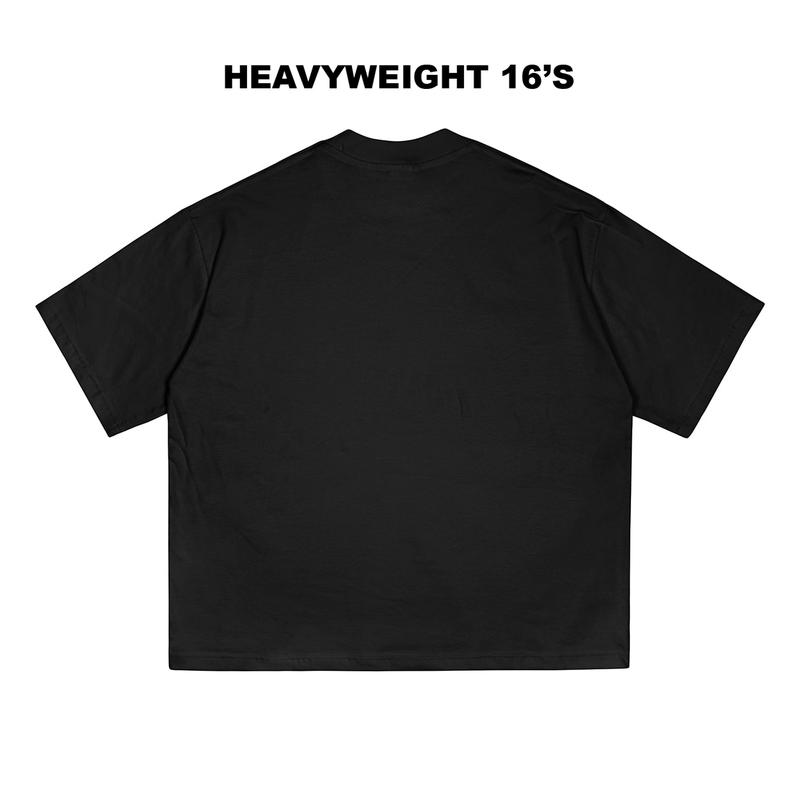 Velsign 16S Heavyweight Boxy Oversize T shirt Tee Baju Kaos Distro Pria Wanita - Basic Polos 2