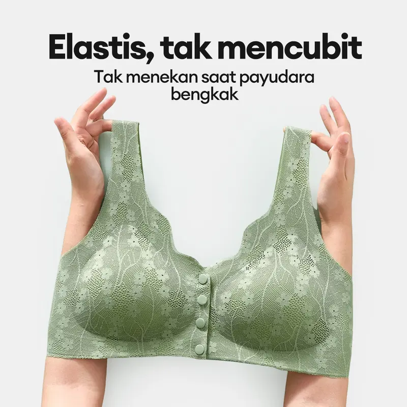 3/5 PCS Bra Menyusui Kancing Tiga Baris Di Depan Bra Khusus Ibu Hamil Bra Tidur Khusus Ibu Hamil Ramah Kulit Dan Nyaman Ukuran Besar br01 1