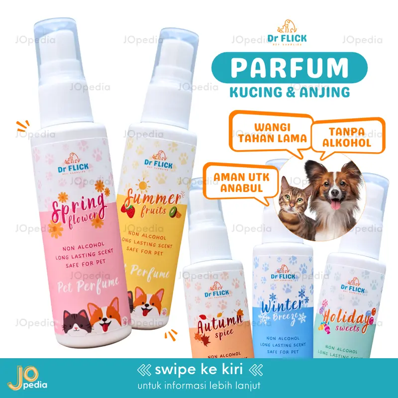 DR FLICK Pet Perfume Parfum Kucing Anjing Kelinci Pewangi Hewan Hamster Sugar Glider 0