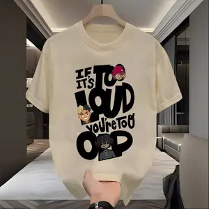 Kaos Baju Distro Murah Motif "LOUD" Original Premium Tebal Unisex Katun 24S Cewek Cowok Pasangan Nyaman Atasan Keren Simple Dewasa Couple Oblong Panjang Wanita Lembut Kerja