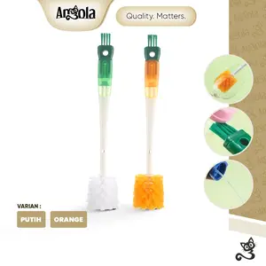 Angola Shop Sikat Pembersih Botol/Gelas Serbaguna S23 Alat Pembersih Mug/Gelas/Peralatan Dapur/Bottle Brush Multifungsi 5in1 Karet