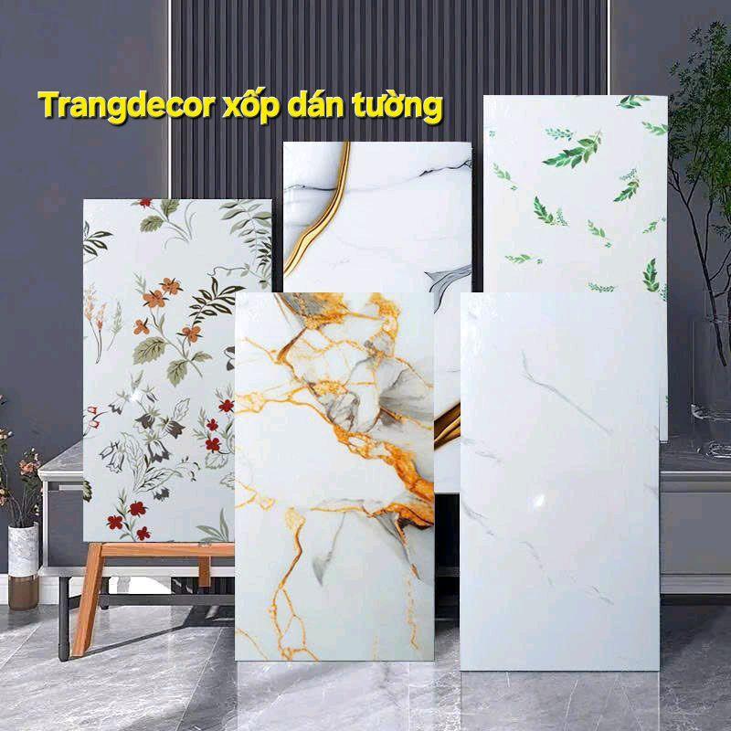 Combo 60 Tấm Xốp Dán Tường Miếng Dán Tường Nhựa Pvc Kích Thước 60x30cm Có Keo Sẵn giấy dán & đồ trang trí tường dán miếng dán chống mốc phòng bếp vn phòng tắm tấm nhựa pvc tấm nhựa pvc miếng dán vn trắng-96cm,tấm dán tường pvc dán tường decor phòng