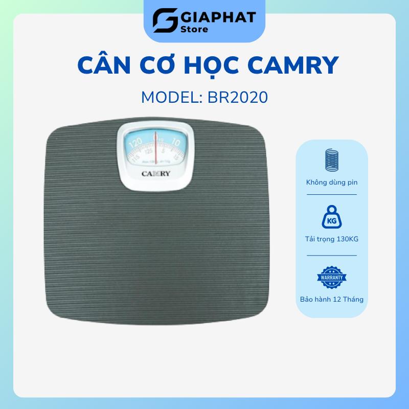 [BẢO HÀNH 1 NĂM] Cân sức khỏe cơ học Camry BR2020 BR2019 cao cấp, cân gia đình, trọng tải tối đa 130kg ( bước nhảy +-1kg ) - Hàng nhập khẩu