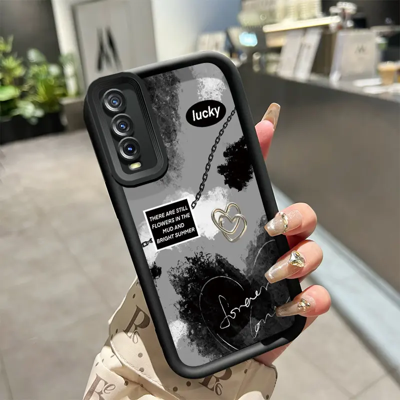Casing Hp VIVO Y20 Y20s Y20i Y20T Y12s Y12a Y30G Y11s Case HP lembut baru Softcase ponsel pola pita pohon cinta casing pelindung silikon Kesing
