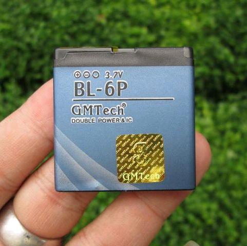 Gambar baterai NOKIA BL-6P (6500c, 7900prism, dll), GM-Tech, with IC, 1100mAh dari CNC phoneshop Kota Administrasi Jakarta Pusat Tokopedia
