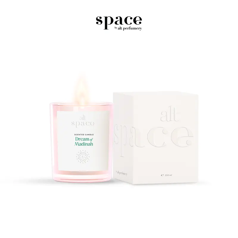 Scented Candle Space By Alt - Dream Of Madinah (Lilin Aromaterapi) 0