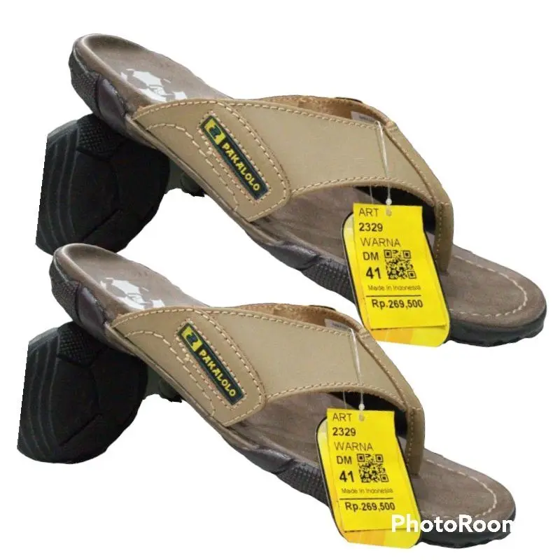 sandal kulit pria pakalolo 2329 sandal jepit original keen