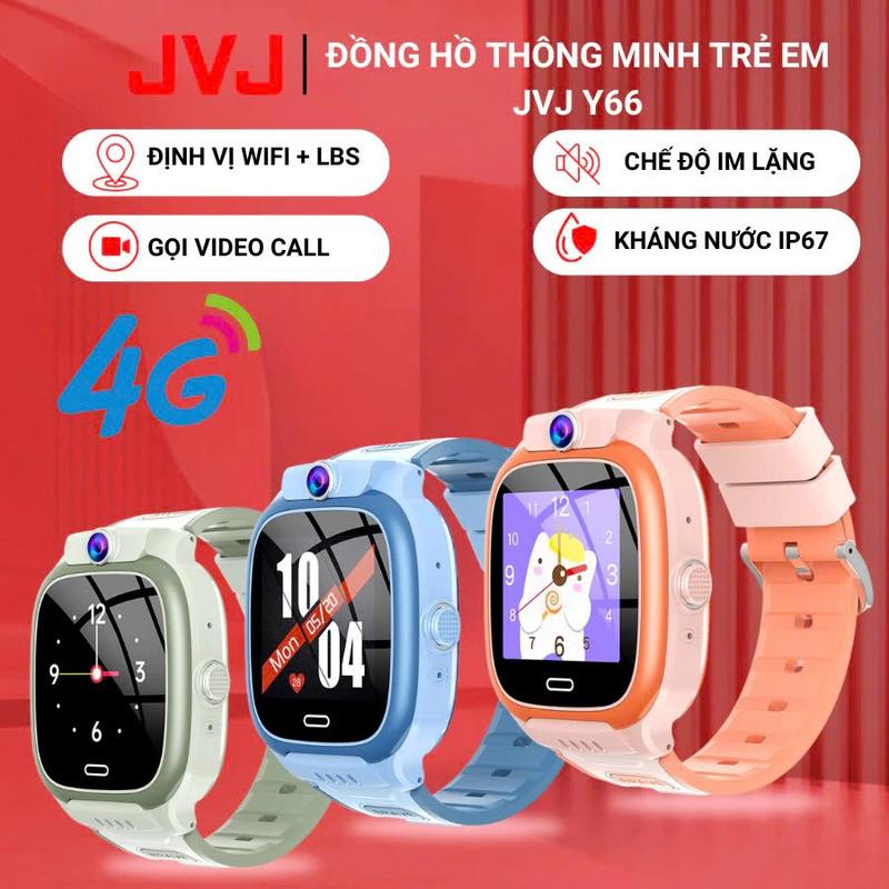  Đồng Hồ Thông Minh Trẻ Em JVJ Y66 Hỗ Trợ Tiếng Việt Video Call Kháng Nước Nghe Gọi 2 Chiều - Bảo Hành 12 Tháng Smartwatch Watch 