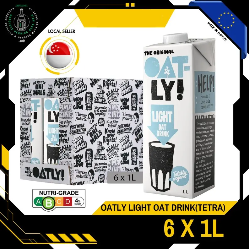 OATLY Light Oatmilk 1L X6 (TETRA)