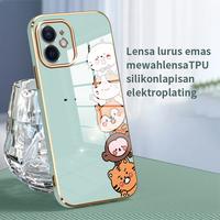 Gambar MHKEID Casing Hp untuk VIVO V25 5G V25E Case Pola Hewan kartun kasing silikon Softcase Lanyard Pelapisan Samping Casing - Gaya1, VIVO V25 5G dari MHKEID MALL Kab. Tangerang 5 Tokopedia