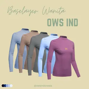 Baselayer wanita olahraga / manset wanita tangan panjang / baselayer manset olahraga wanita volly senam aerobik zumba / compression wear