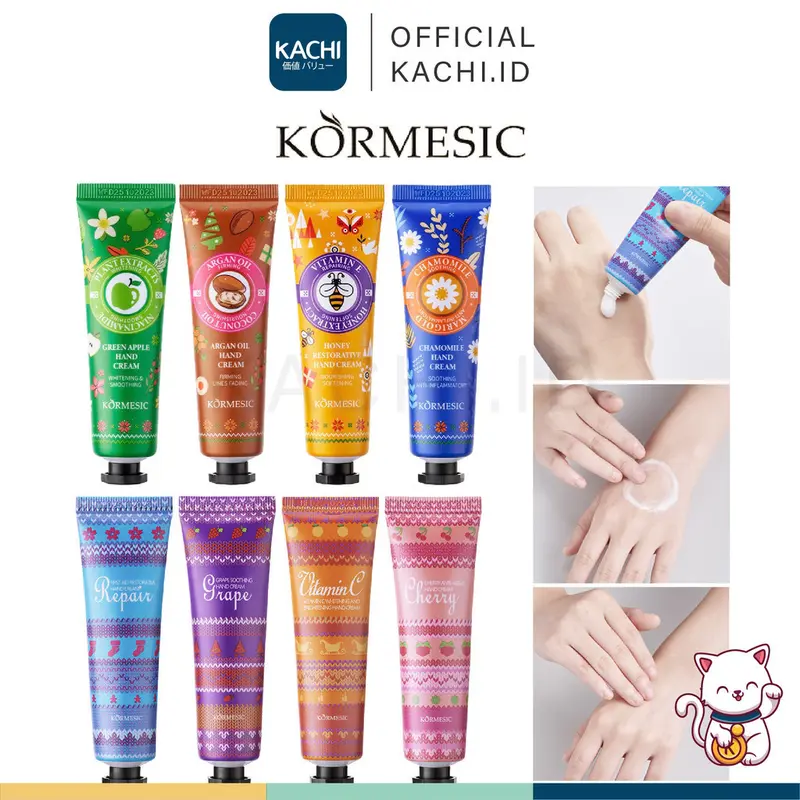 KACHI - KORMESIC Hand Cream Krim Tangan Moisturizing Soft Fruit Lotion Harum Handcream 30gr KO007 0