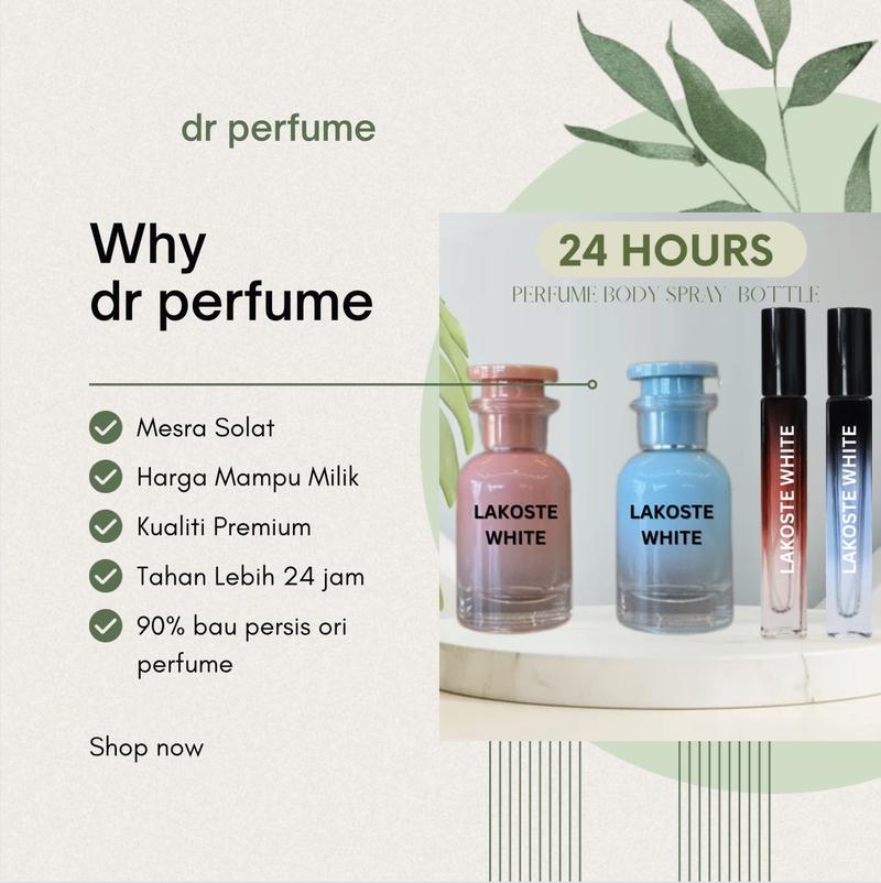 Product Introduction of BUAYA PUTIH VIRAL ( 10 ml )BAU PREMIUM TAHAN LAMA Perfume Wangi 1