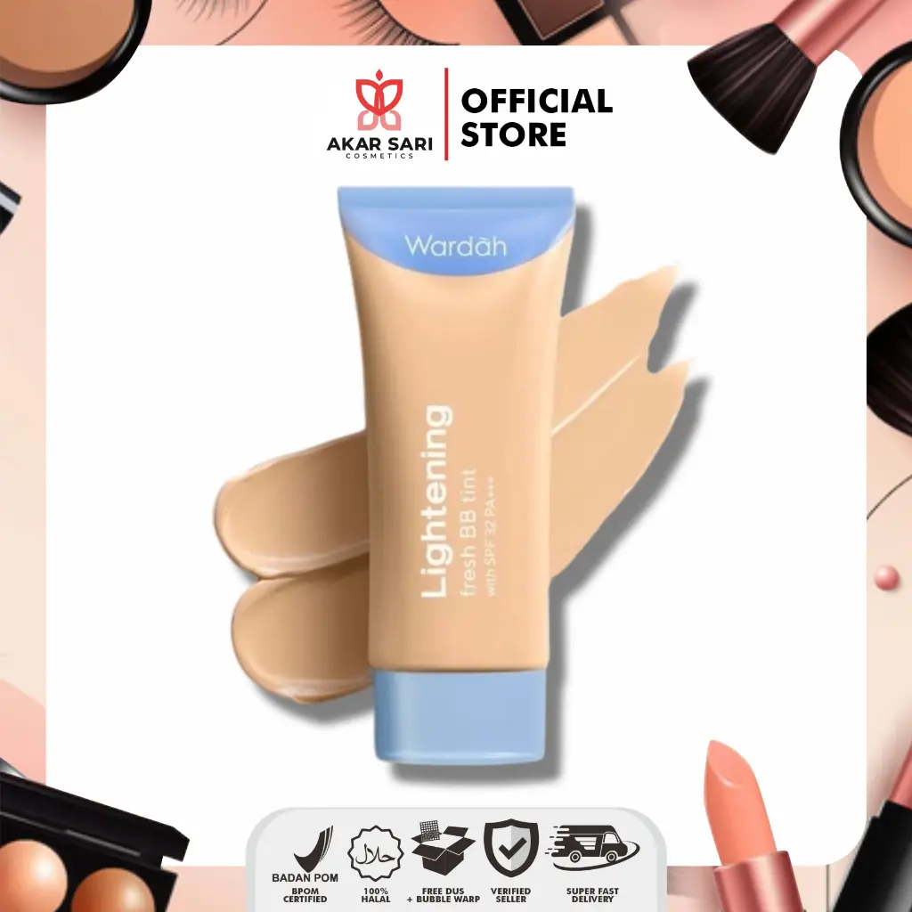 WARDAH LIGHTENING FRESH BB TINT - BB Cream Super Ringan 15 ml | 30 ml