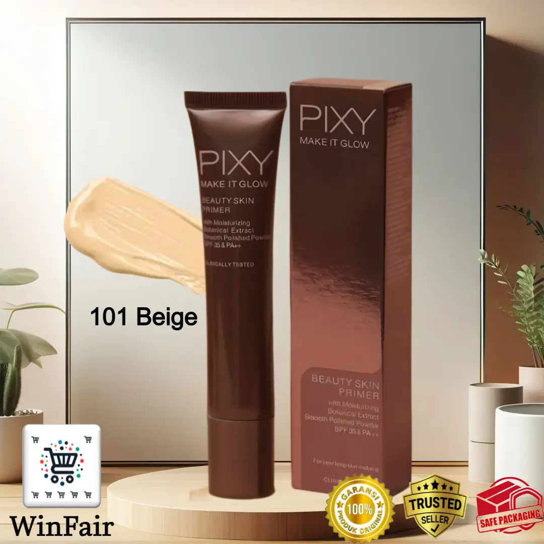Pixy Primer Make It Glow Beauty Skin 101 Beige