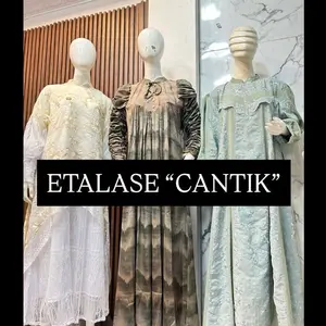 Dress Abiyan Najwa Salvina YS Original LFY Live RABU 08 APR SIANG Fashion Muslim Devitafashion Gamis Midi