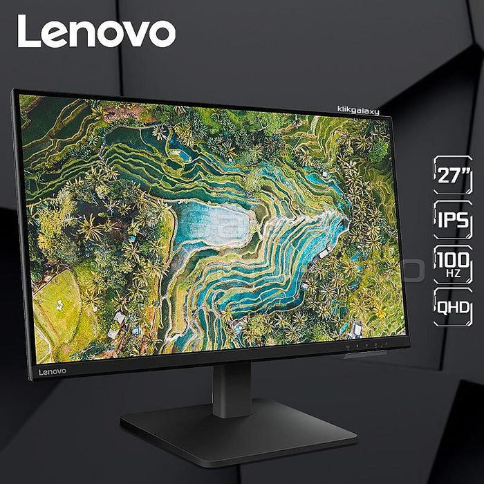 Jual Monitor Lenovo L27qe IPS/QHD/100Hz/4ms/Adaptive-Sync/99% sRGB ...