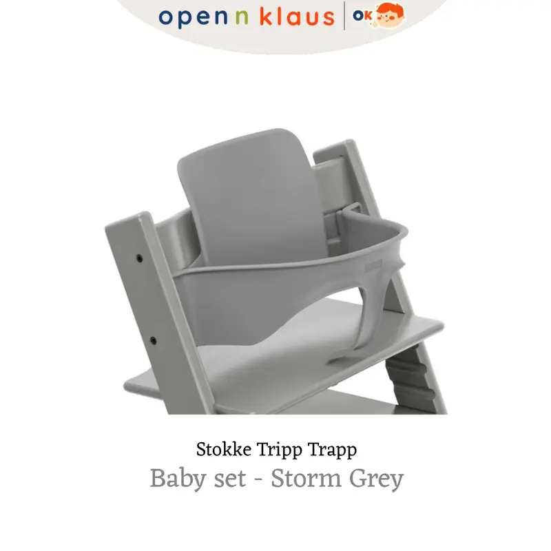STOKKE Baby set - Guardrail and extended gliders-   for Tripp Trapp Adjustable High chair MPASI bayi 3