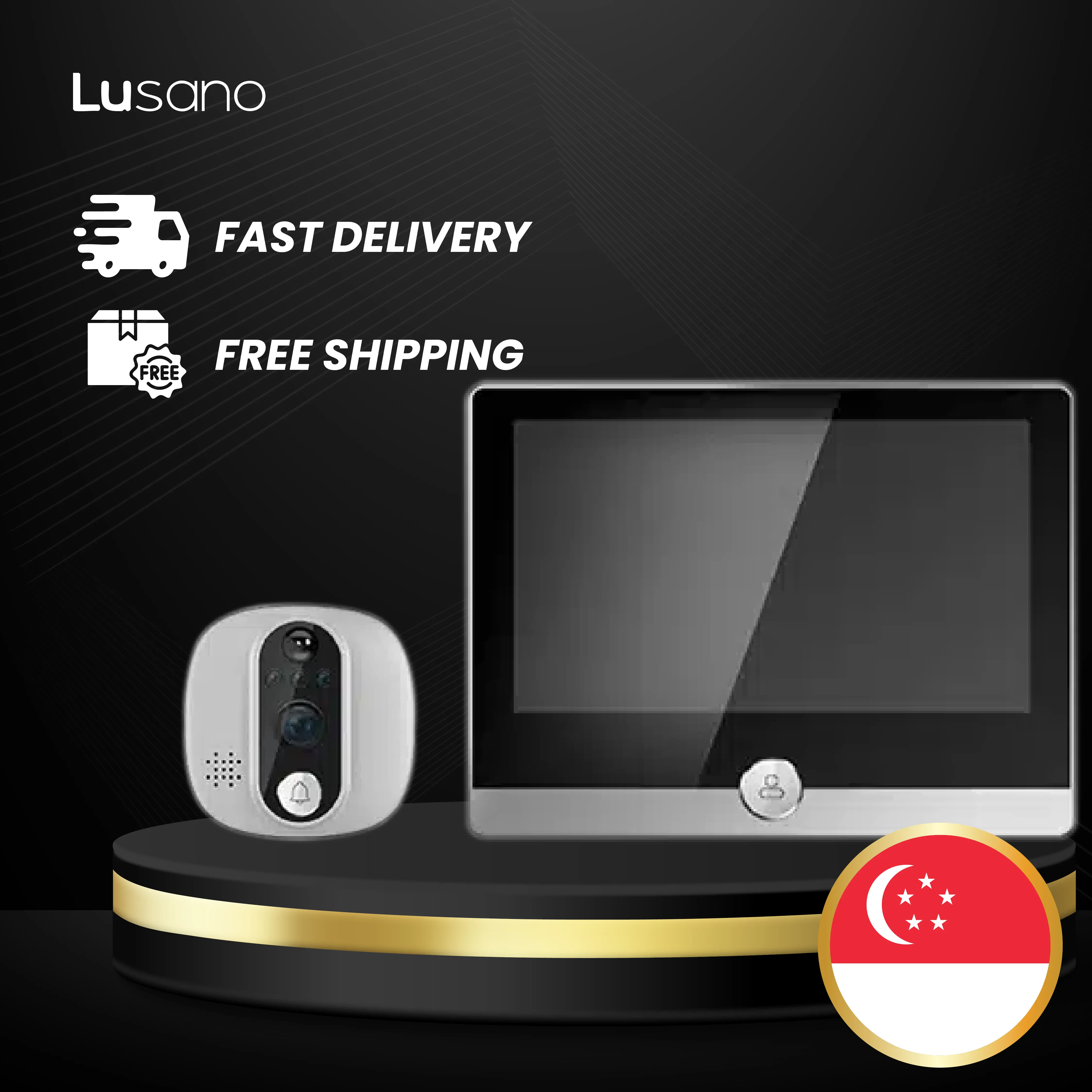 [READY STOCK] Lusano door viewer with motion detection