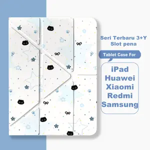New Tablet Case For Huawei MatePad 11"-2023 Pro 12.2" 12X/For Samsung Tab 9+ 11" S9 11" S10 FE 10.9"/For Redmi Pad2 11"2025 /For Xiaomi Pad 5 6 7 Pro11.2" /For Redmi Pad SE 11"/For ipad Air1/2 Gen 5/6-9.7" Gen 7/8/9-10.2" Air3/Pro-10.5" Air4/5-10.9"