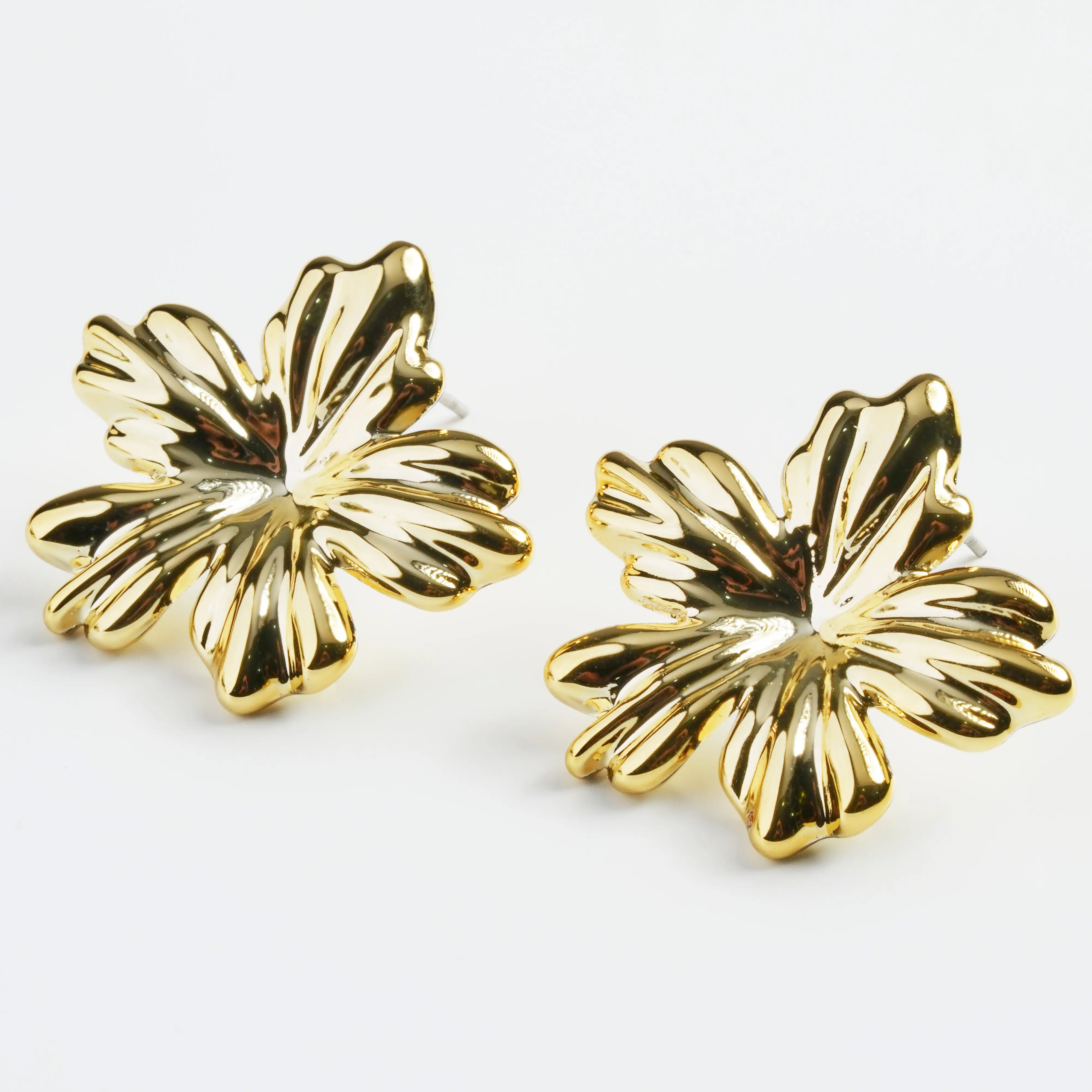 Kaulanada Anting Stud Wanita Romantic Sweet Flower Earrings Motif Bunga Elegan Aesthetic Fashion - Aksesoris, Dewasa