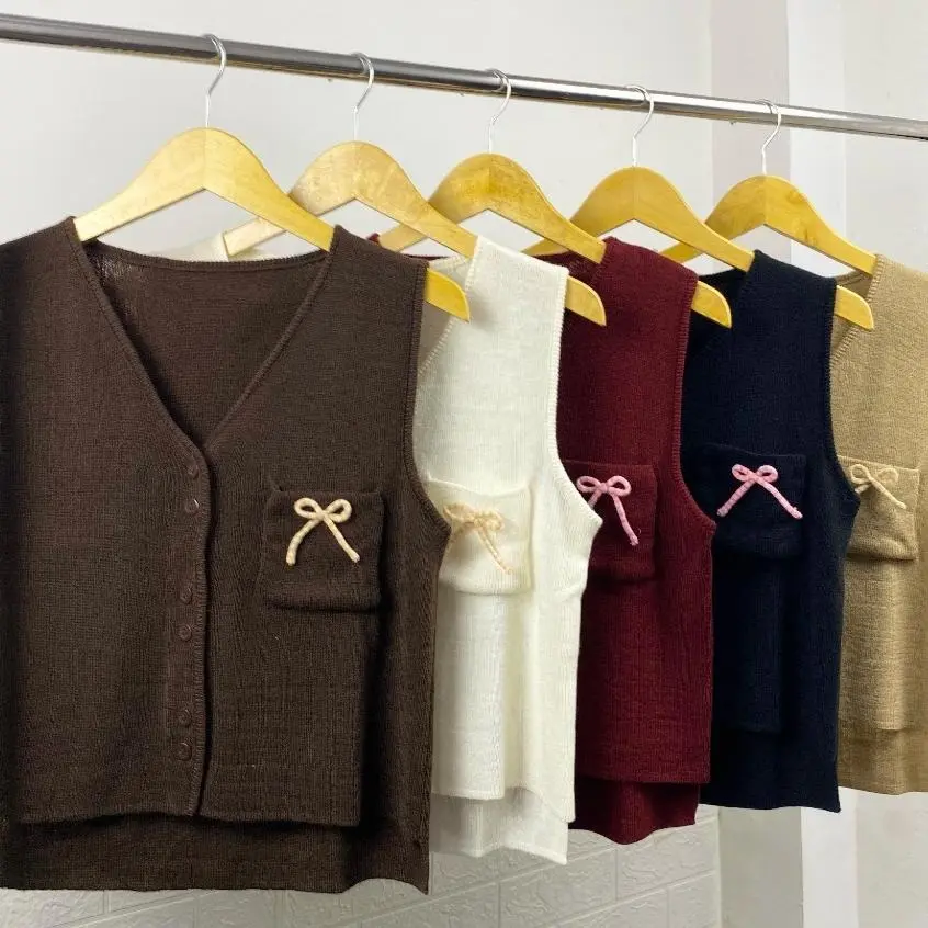 Kimmy Vest Knit - Spring Tops Vest