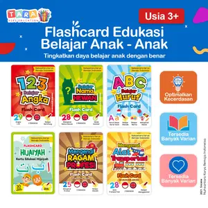 TARA - Flash Card Mainan Edukasi Anak / Flashcard Kartu Pintar Belajar Anak
