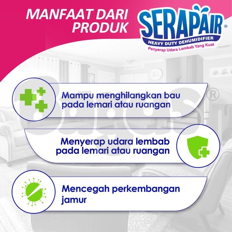 Bagus Serapair Square Box serap air 700 ml Charcoal Hitam W-20402 2