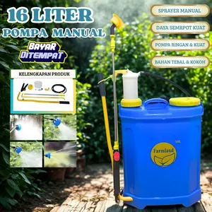 (KHUSUS LIVE DISK 50%) SPRAYER MANUAL KAPASITAS 16 LITER / PENYEMPROTAN TANAMAN 16 LITER