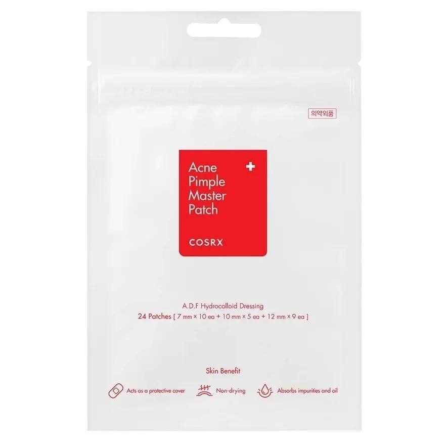 [COSRX OFFICIAL] Acne Pimple Master Patch Treatment Hydrocolloid (24 Patches)