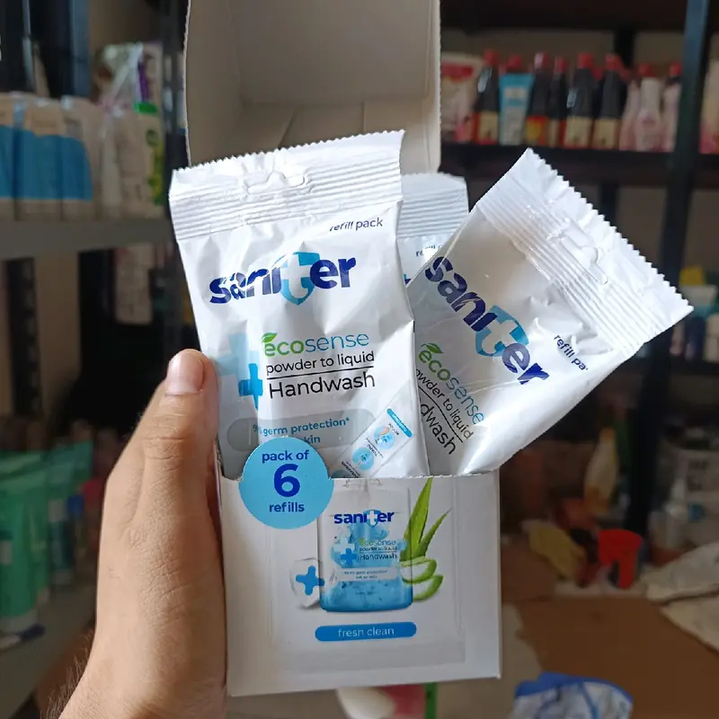 Refill Sanitizer Saniter 2pcs Powder to Liquid Handwash 9g - Soap 2