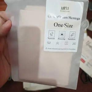 URU [1PCS] CD Mentega Seamless Celana dalam wanita Bahan Nylon Elastis Jumbo Lapisan katun murni