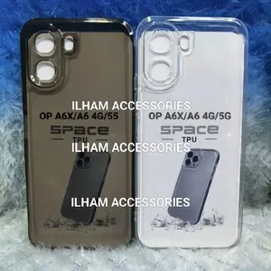 Soft Case Space Bening Opp A6X/A6 4G/5G/A6T/A6T Pro Casing Transparan pelindung Camera