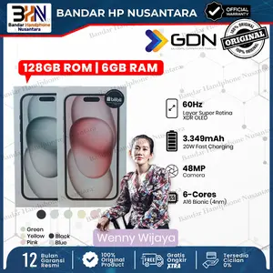 [Exclusive Wennywijaya] [GDN] Apple iPhone 15 128GB NEW GARANSI RESMI GDN APPLE