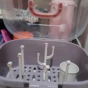 TUUMi Rak Pengering Botol Bayi Anak Rak Penyimpanan Alat Makan Bayi Steril Perlengkapan Bayi Rak Pengering Peralatan Makan