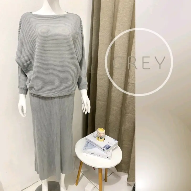 Setelan rajut oversize knit set Tokotin 6