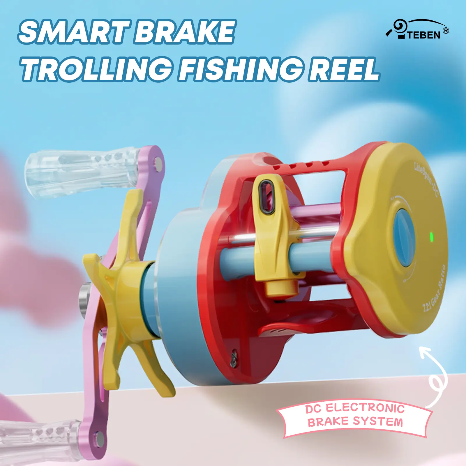 TEBEN Kekili Drum Reel LiteSpin DC with Smart Electronic Brake