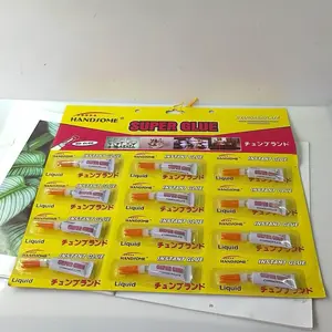 LEM TUBE INSTAND CAIR SUPER POWER GLUE HANDSOME LEM KOREA SUPER / per renceng isi 12