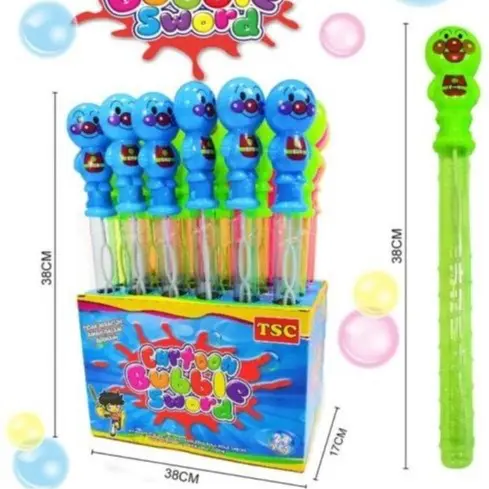 Mainan Bubble Sabun Stick Gelembung Tiup Balon Karakter 2