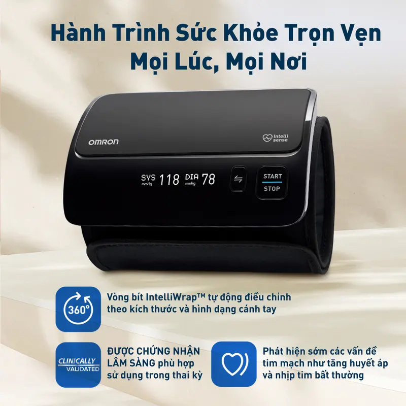 Máy đo huyết áp tự động Omron HEM-7600T 4