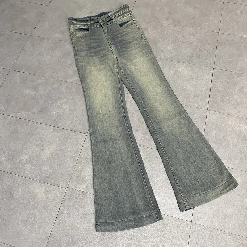HAZEE - Jessi | Celana Jeans Wanita Cutbray Highwaist Panjang Bahan Melar Nyaman Premium Kancing 2 Kaki Jenjang Keren Stretch 6