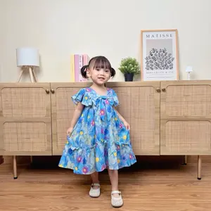SIENA DRESS-Dress anak bahan rayon premium untuk anak usia 1-8 tahun