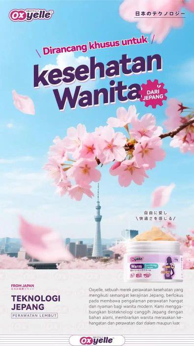 [Dijamin Original 100%]Oxyelle Gel Hangat Herbal yang Lembut & Nyaman – Perawatan Harian - 1PCS