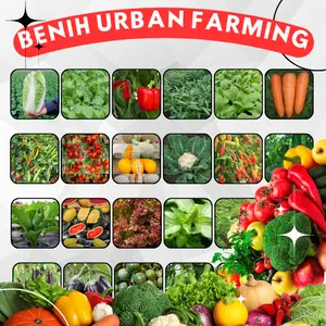 Benih Sayur Sayuran Daun dan Buah Bibit Seribuan Urban Farming Seed