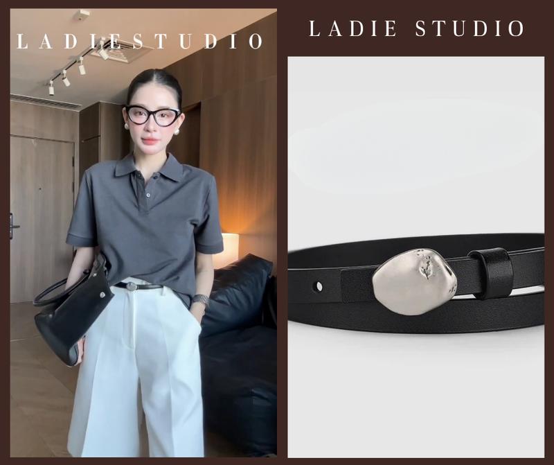 Thắt Lưng Nữ Mặt Kim Loại Mộc Thạch Basic, TL06, Ladie Studio
