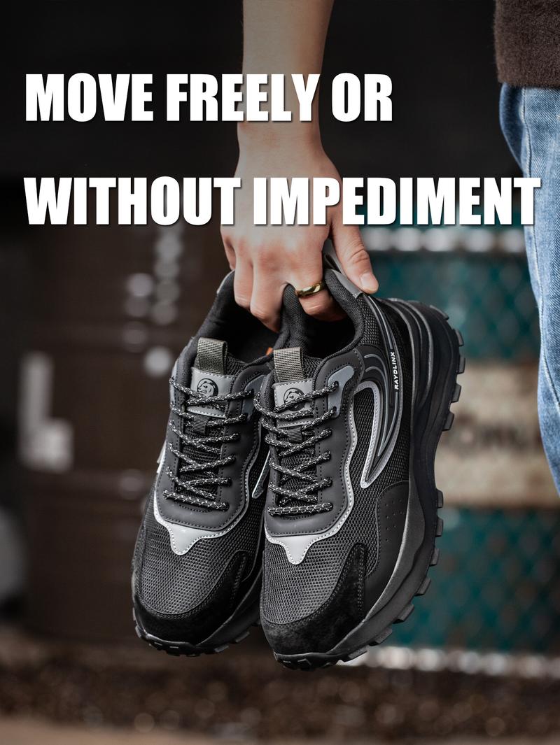 Product Introduction of Steel Toe Shoes for Men Women Comfortable Safety Shoes Lightweight Breathable Working Sneakers Indestructible Construction Work Shoes Boy Footwear 6