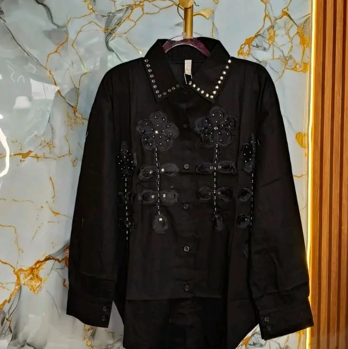 Safriani lhokseumawe Atasan wanita kekinian free size quality premium lengan panjang bahan katun Baju Casual 1