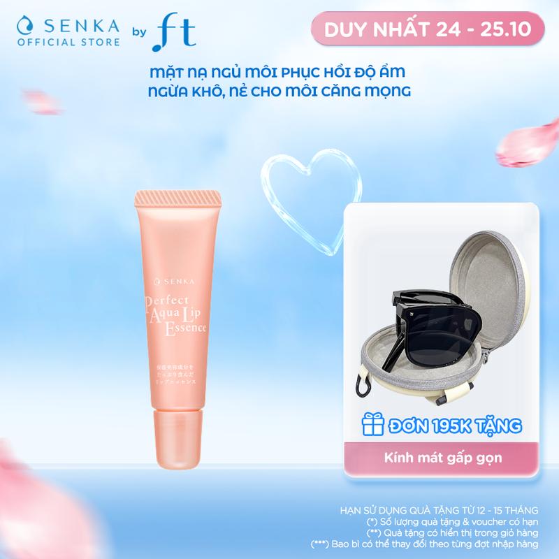 Mặt nạ ngủ cho môi dạng tinh chất SENKA PERFECT AQUA LIP ESSENCE 10G
