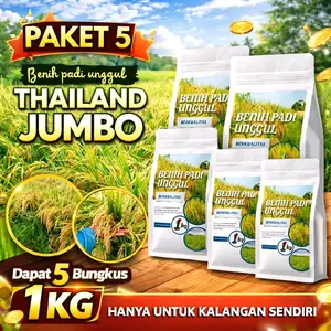 Benih padi unggul thailand jumbo 1kg original